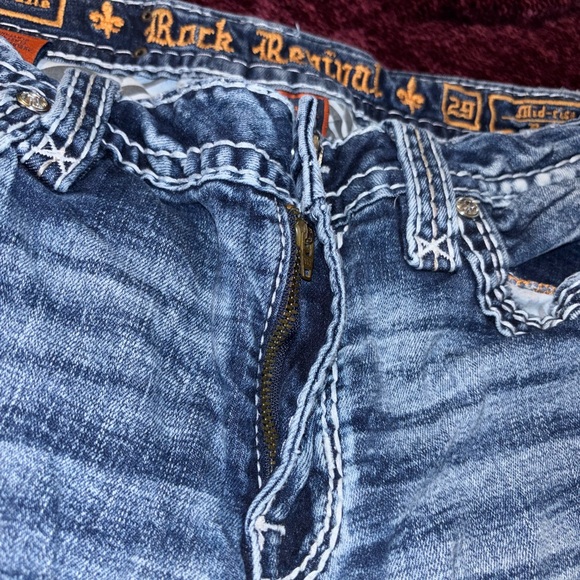 #111 True Religion Light Blue Denim Jeans - Picture 8 of 14